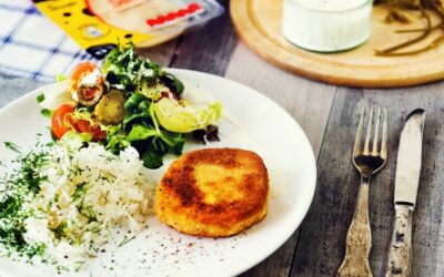 Kotlety z selera nadziewane serem