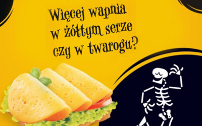 Więcej wapnia w żółtym serze niż w twarogu?